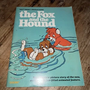 Vintage 1981 The Fox and the Hound by Walt Disney Based on the Movie GOOD COND. - Picture 1 of 6