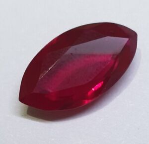 7.90 Cts Natual Mozambique Red Ruby Marquise Shape GGL Certified. Gemstone 