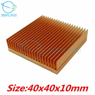 Pure Copper Heatsink DIY Heat Sink Radiator for Electronic Chip LED IC Cooling - Image 1 of 4