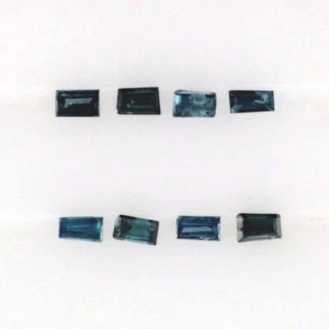 DIAMANTE AZUL 2,50 x 1,00 MM CORTE BAGUETTE TODO NATURAL VENDIDO POR PIEDRA F-2886 - Imagen 1 de 1