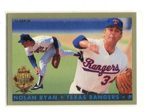 1993 Fleer Final Edition Diamond Tribute #6 Nolan Ryan Texas Rangers