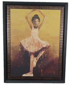 REBECCA KINKEAD BALLERINA ÖLGEMÄLDE AUF LEINWAND 22,5”X29” TOP ZUSTAND - Bild 1 von 10