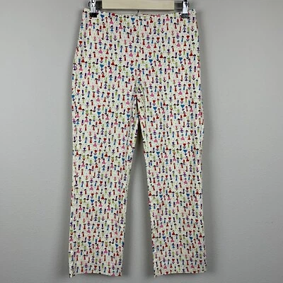 Pantalones Esprit Juniors Talla 5/6 Cremallera Lateral Niñas Estampado Novedad Pierna Recta Foto 1 de 4