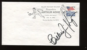 Billie Jean King American tennis player Signed Cover DC1708 - Picture 1 of 1