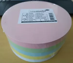 Moderationskarten Metakarten 1.000 Stück ! Bastelartikel 14 cm rund 5 Farben FSC - Bild 1 von 2