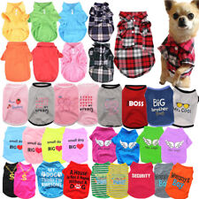 Pet Dog Clothes Puppy T Shirt Clothing For Small Dogs Puppy Chihuahua Vest Plaid