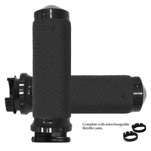 Avon Memory Foam Grips Black Victory Motorcycles MT-MF-63A-ANO - Image 1 of 1