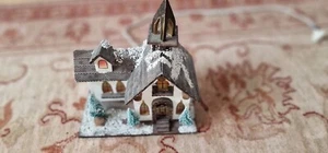 Schneehäuschen, Weihnachten, Holz, beleuchtet, Deko - Bild 1 von 5