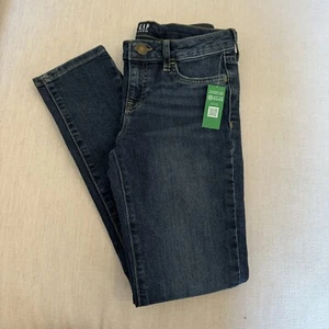 NEW! GAP Kids Girls Stretch Super Skinny Jeans Size 10 - Picture 1 of 4