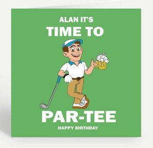 Golf Birthday Card For Sale Ebay