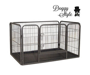 Heavy Duty Puppy Play Pen Whelping Box 4 x Sizes / Dog Enclosure / Playpens / DS