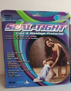SEAL-TIGHT ADULT Foot/Ankle Cast & Bandage Protector 20105 NON LATEX - Picture 1 of 2