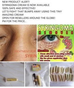 Syringoma Cream Remove Your Syringoma 100% Affective And Safe 2ml With Free Oil - Picture 1 of 11