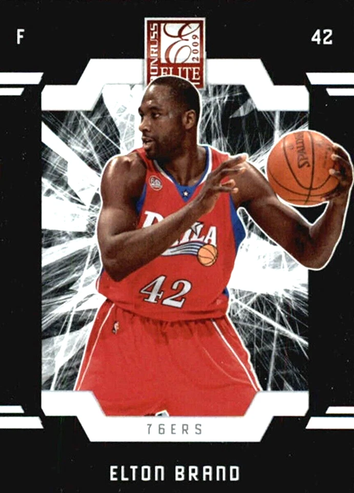 2009-10 Donruss Elite #89 Elton Brand Philadelphia 76ers - Imagem 1 de 1