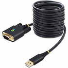 Startech.Com 10Ft [3M] Usb To Serial Adapter Cable, Com Retention, Ftdi, Db9