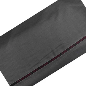 Solid Plain Gray Suiting Fabric For Suit Pants Jacket Wool 5 Yards Cloth 5 YARDS - Picture 1 of 1
