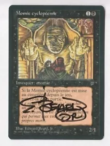 CYCLOPEAN MUMMY - FRENCH LEGENDS - ARTIST SIGNED - EDWARD BEARD JR - NM - MTG - Picture 1 of 2