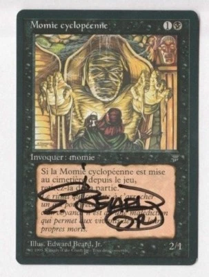 CYCLOPEAN MUMMY - FRENCH LEGENDS - ARTIST SIGNED - EDWARD BEARD JR - NM - MTG - Image 1 of 2