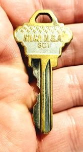 Vintage Silca USA SC 1 C Key  can be used to open certain locks - Picture 1 of 2