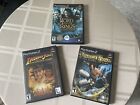 Lot of 3 PS2 Games: Prince Of Persia, LOTR Two Towers & Indiana Jones Emp Tomb
