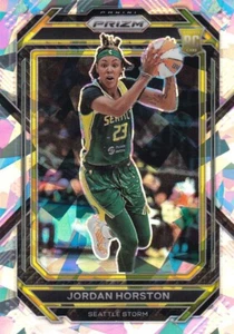 2023 Prizm WNBA CRACKED ICE REFRACTOR R/C #141 Jordan Horston - Seattle Storm - Picture 1 of 1