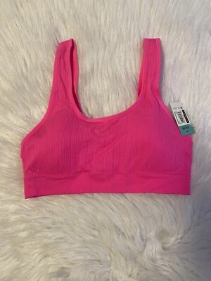 Sujetador No Boundaries Mujer Junior Talla Pequeña Rosa Brillante Inalámbrico Doble Cucharada Foto 1 de 4