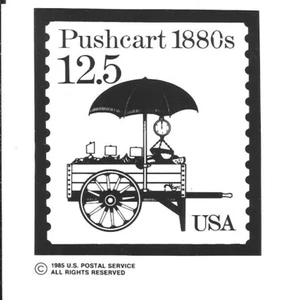 #2133 12,5c Schiebewagen 1880er Briefmarke Werbung Foto Essay - Bild 1 von 1