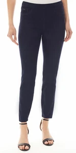 NWT $195 Ming Wang 360 Stretch Blue Jeans sz 4 Slim Leg Mid Rise - Picture 1 of 7