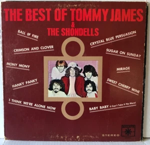 COVER ONLY NO RECORD THE BEST OF TOMMY JAMES & THE SHONDELLS 1969 Roulette VG+ - Picture 1 of 4