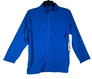 Liberty & Valor Full Zip Fleece Jacket Top Blue Pullover Size 14 NEW - Picture 1 of 9