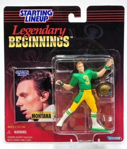 1998 Starting Lineup Joe Montana Legendary Beginnings NFL SLU Sports Figure JM01 - Picture 1 of 4