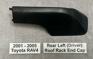 2005 Toyota RAV4 Roof Rack Rear Left End Cap 2001 2002 2003 2004 Genuine OEM - Foto 1 di 8