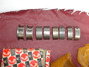 Nos 1956 1962 Chevrolet 235 261 L6 Engine 010 Main Bearing Set Glacier - Picture 1 of 4