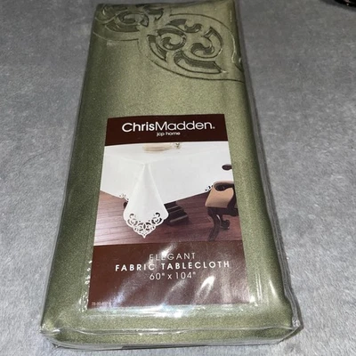 Chris Madden Home Collection Elegant 60x104 Tablecloth Factory Sealed New - Image 1 of 2