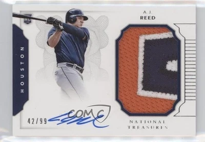 2016 Panini National Treasures Materials Signatures /99 AJ Reed Rookie Auto RC - Image 1 of 2