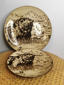 Mossy Oak Wildlife Stonewear 8,11 Zoll Salatteller 3er Set Brandneu - Bild 1 von 16