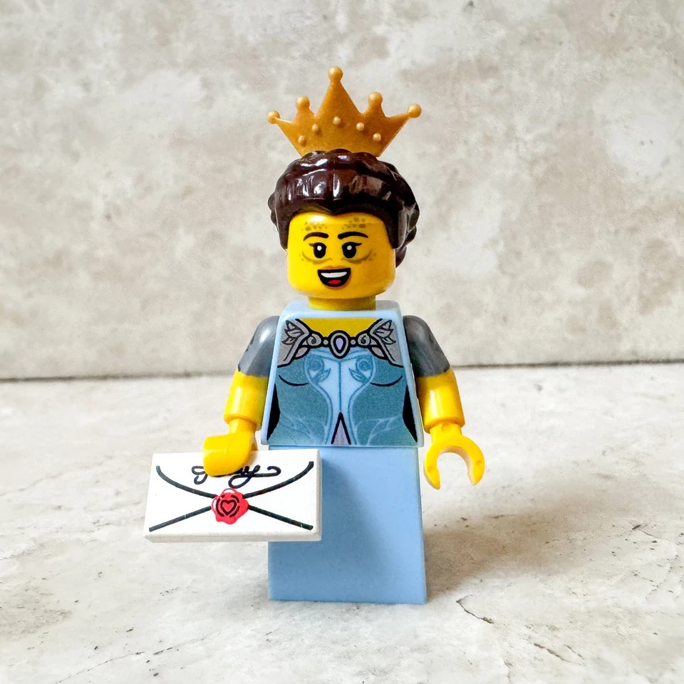 LEGO Castle Fantasy Principessa Dama Castello Re Gran Ballo Costume Minifigure - Immagine 1 di 1