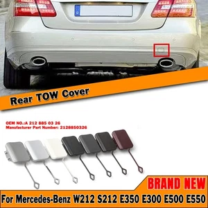 Hintere Abschlepphaken Abdeckkappen für Mercedes-Benz W212 S212 2009–12 2010 Rot - Picture 1 of 9