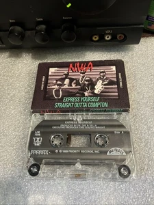 N.W.A ‎– Express Yourself / Straight Outta Compton CASSETTE Ice Cube Dr Dre Eazy - Imagen 1 de 5