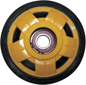 Parts Unlimited Idler Wheel - 141mm x 20mm - Yellow Snowmobile R0141D-2-401A - Picture 1 of 3