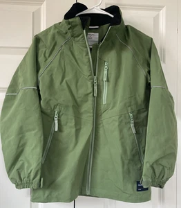 Polarn O. Pyret Youth 140 Gr. 9-10 Jahre Ski Regen Jacke Full Zip grün - Bild 1 von 16