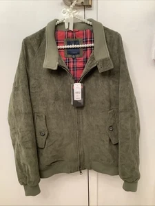 Brooks Brothers Herren XL Cord Harrington Jacke olivgrün Baumwolle neu mit Etikett $ 298 - Bild 1 von 21