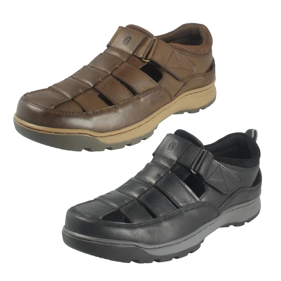 Мужские кожаные открытые летние повседневные туфли сандалии Hush Puppies «Rucker Fisherman» - Изображение 1 из 1