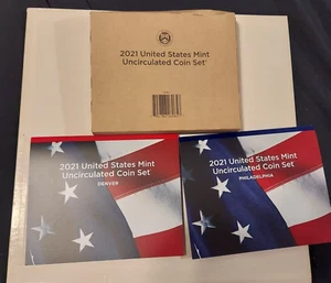 2021 P & D United States Mint UNCIRCULATED - 2 Sets - Picture 1 of 4