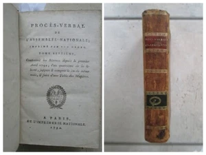 Séances ASSEMBLEE NATIONALE avril-mai 1792. Discours Brissot, Condorcet. - Picture 1 of 24