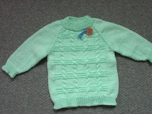 Kinderpullover  Gr. 74/ 80, Handarbeit , neu - Bild 1 von 5