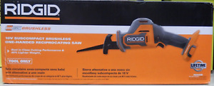 Ridgid R8648B 18V Subcompact Brushless One-Handed Reciprocating Saw (Tool Only)