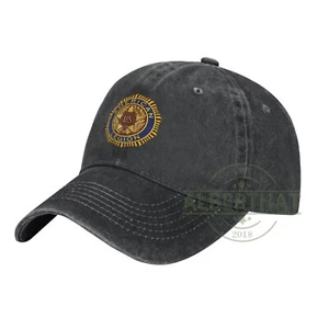 American Legion Unisex Denim Hat Adjustable Baseball Cap - Picture 1 of 8