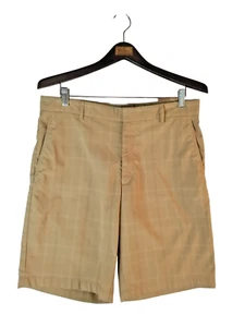 Walter Hagen pantaloncini da golf beige da uomo taglia 34 cuciture interne 10 pollici - Foto 1 di 3