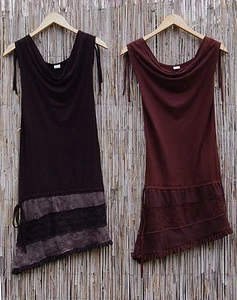 *Angebot* Kleid Kapuze Feen Kleid Elfen Hippie Goa Trance Kleid Party *Angebot* - Bild 1 von 10